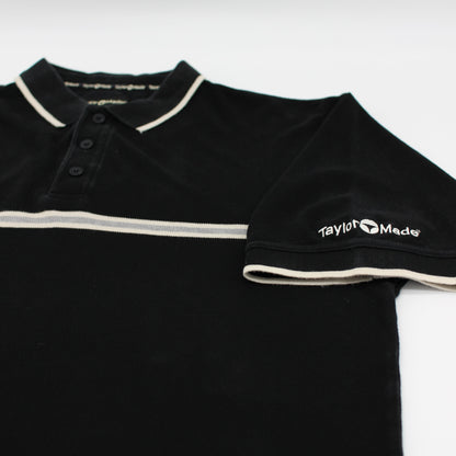 TaylorMade Black/White Polo-Shirt (XL)
