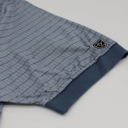 Nike Tiger Woods Light Blue Chequered Polo-Shirt with Tags (XXL)