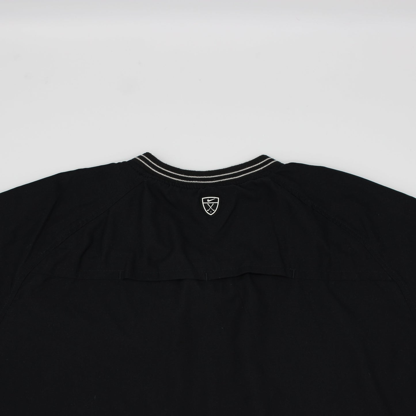 Nike Black/White V-Neck Windbreaker (M)