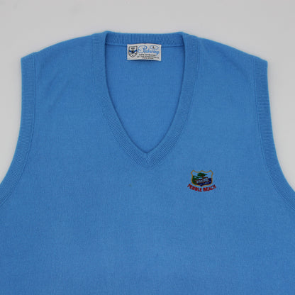 Pickering Pebble Beach Light Blue Golf Vest (L)