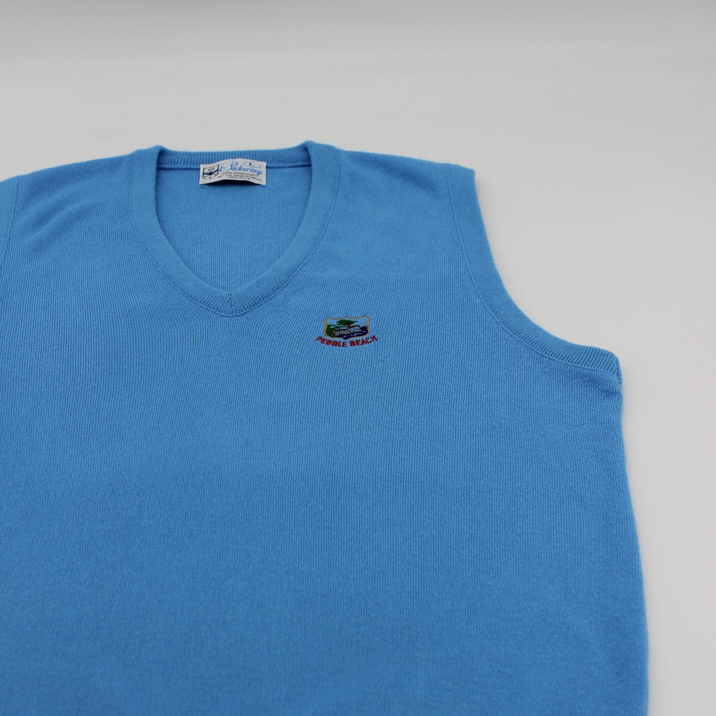 Pickering Pebble Beach Light Blue Golf Vest (L)