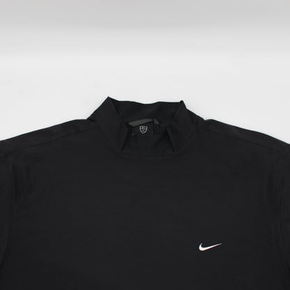 Nike Black Mock Neck Golf Shirt (L)