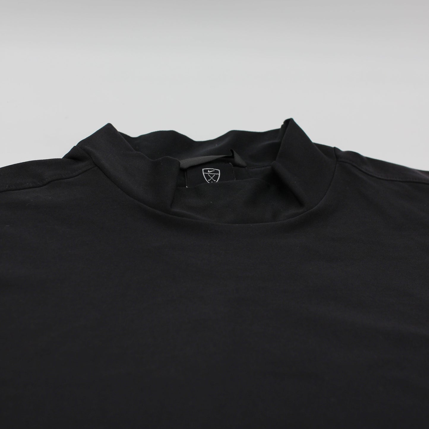 Nike Black Mock Neck Golf Shirt (L)