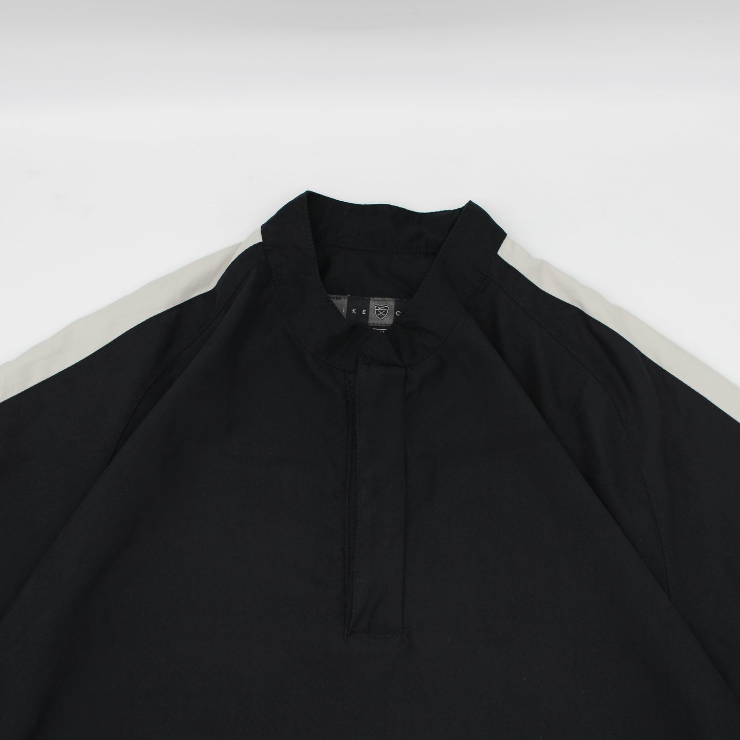 Nike Black/White Quarter Zip Windbreaker (L)