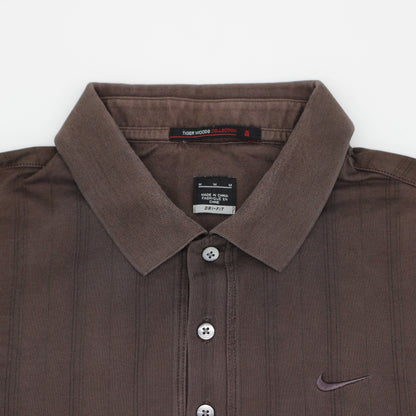 Nike Tiger Woods Brown Polo-Shirt (M)