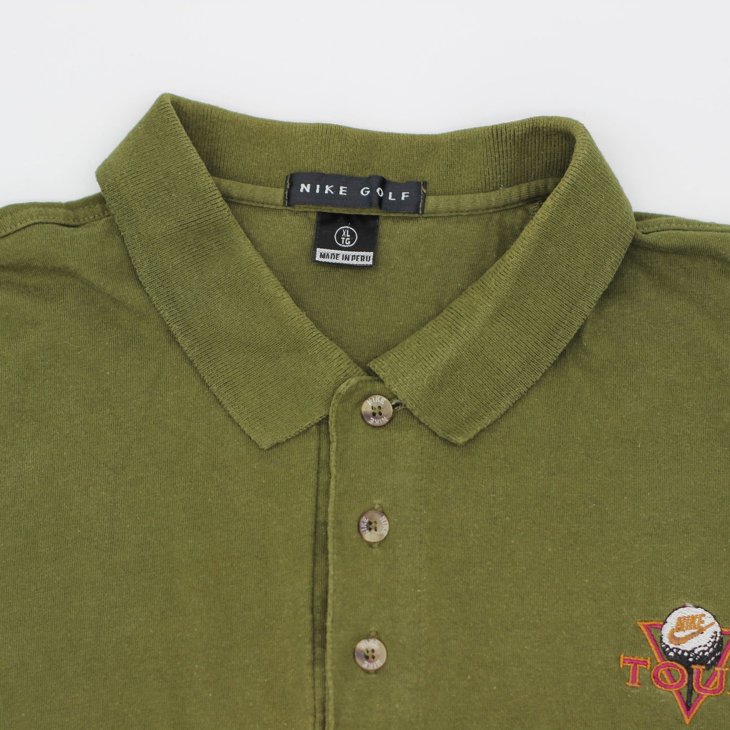Nike Tour Green Polo-Shirt (XL)