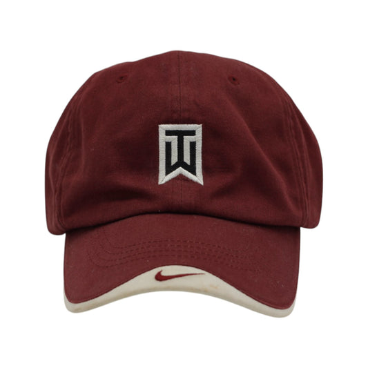 Tiger Woods Maroon/White Cap