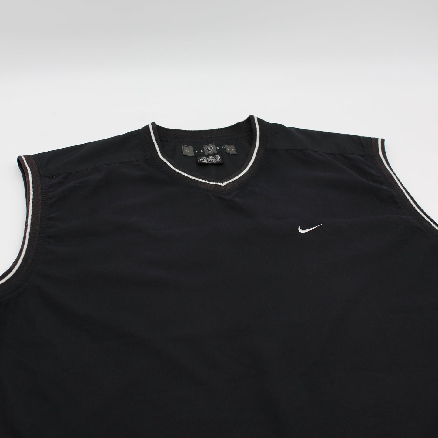Nike Black/White Golf Vest (XL)