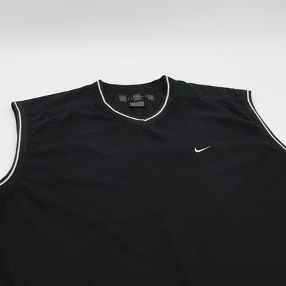 Nike Black/White Golf Vest (XL)