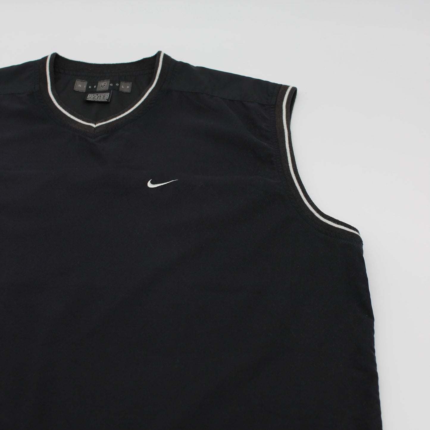 Nike Black/White Golf Vest (XL)