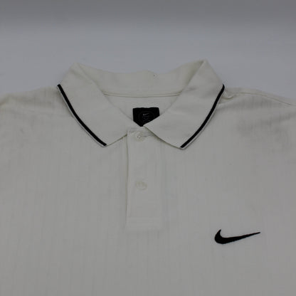 Nike White Polo-Shirt (L)