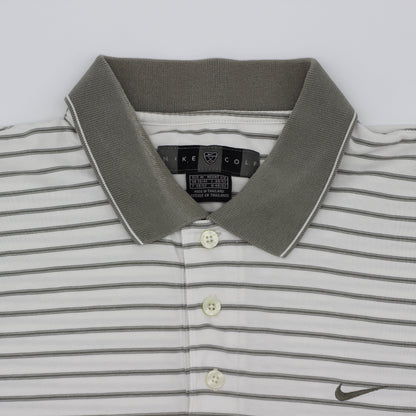Nike Golf White/Grey Polo-Shirt (M)