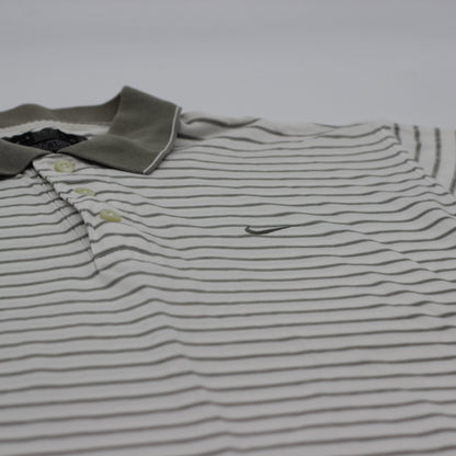 Nike Golf White/Grey Polo-Shirt (M)