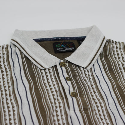 Greg Norman Abstract Polo-Shirt (XL)