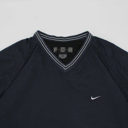 Nike Navy V-Neck Windbreaker (XL)