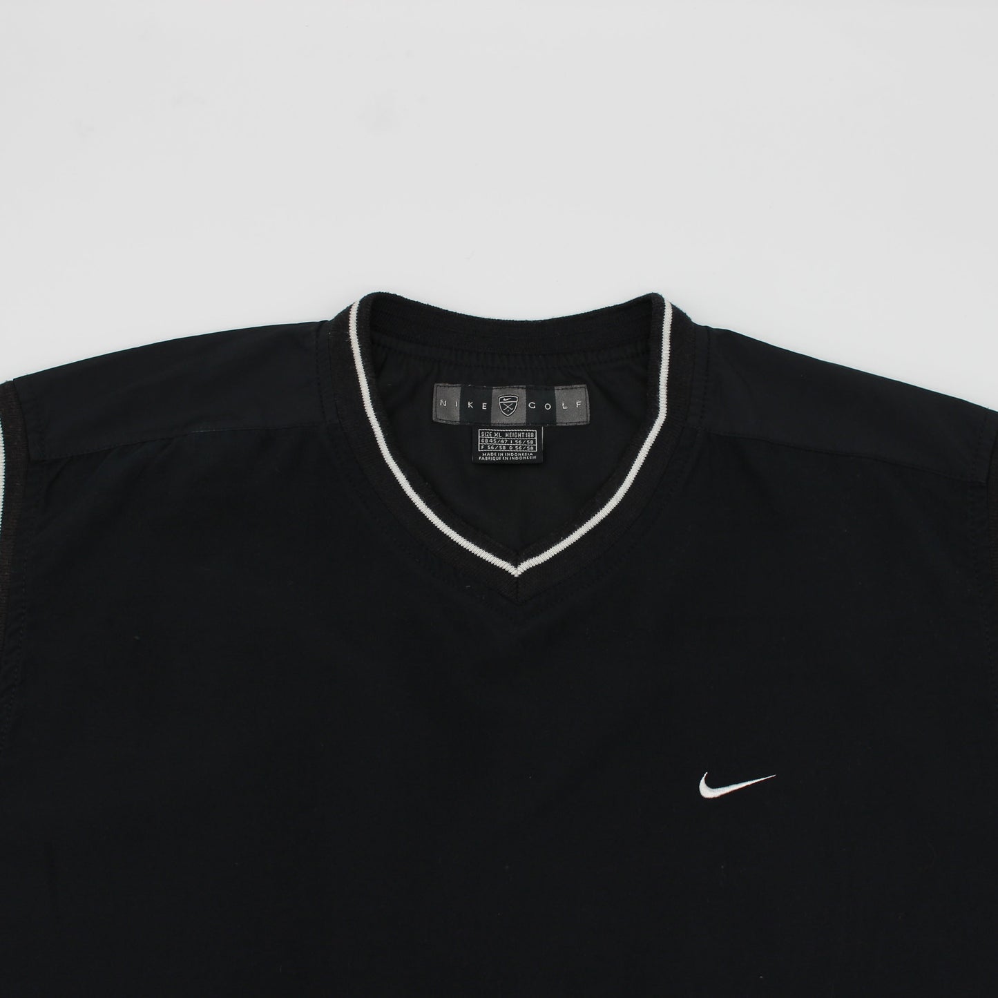 Nike Black/White Golf Vest (XL)