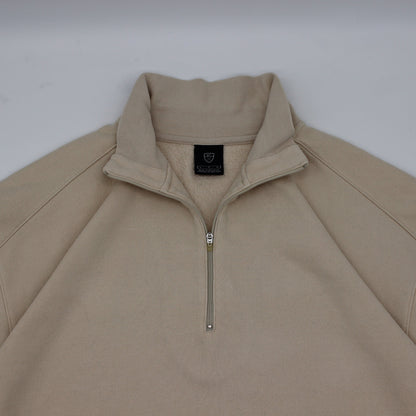 Nike Beige Quarter Zip Jumper (L)