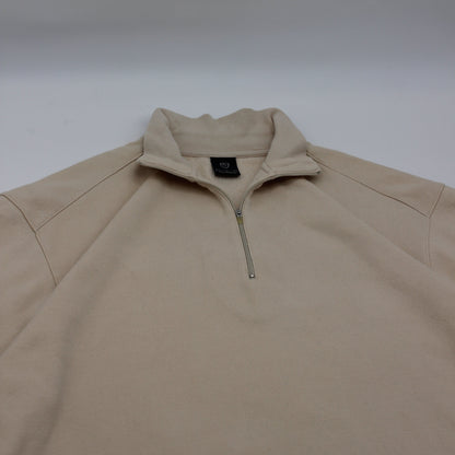 Nike Beige Quarter Zip Jumper (L)