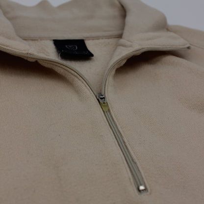 Nike Beige Quarter Zip Jumper (L)