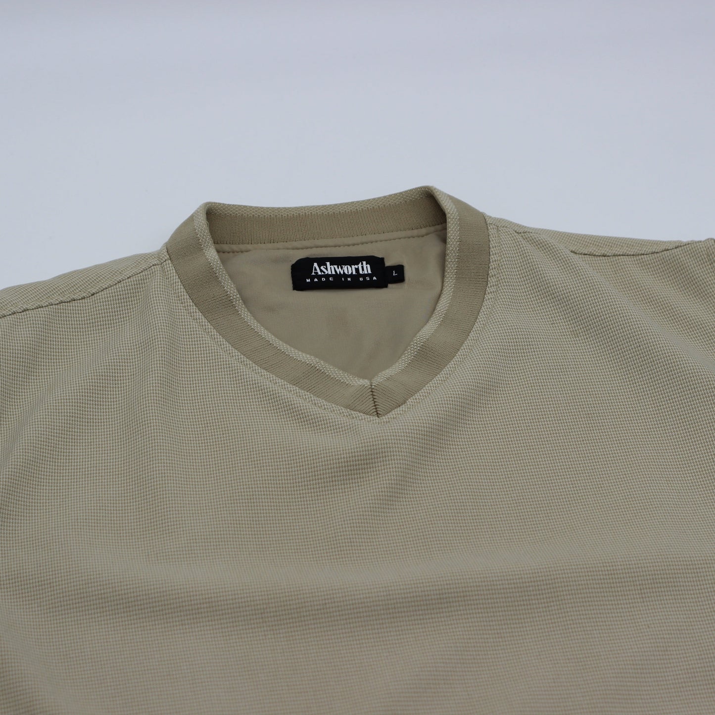 Ashworth Beige Golf Vest (L)