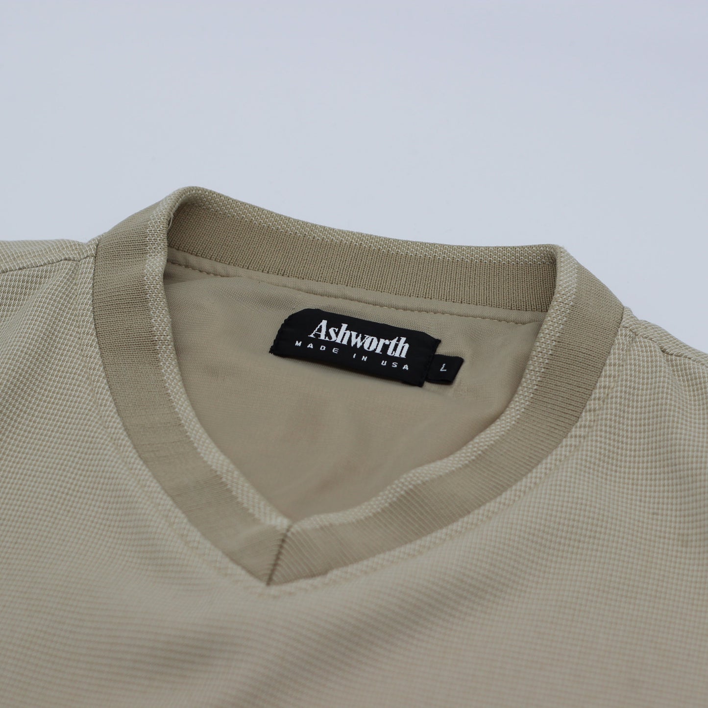 Ashworth Beige Golf Vest (L)