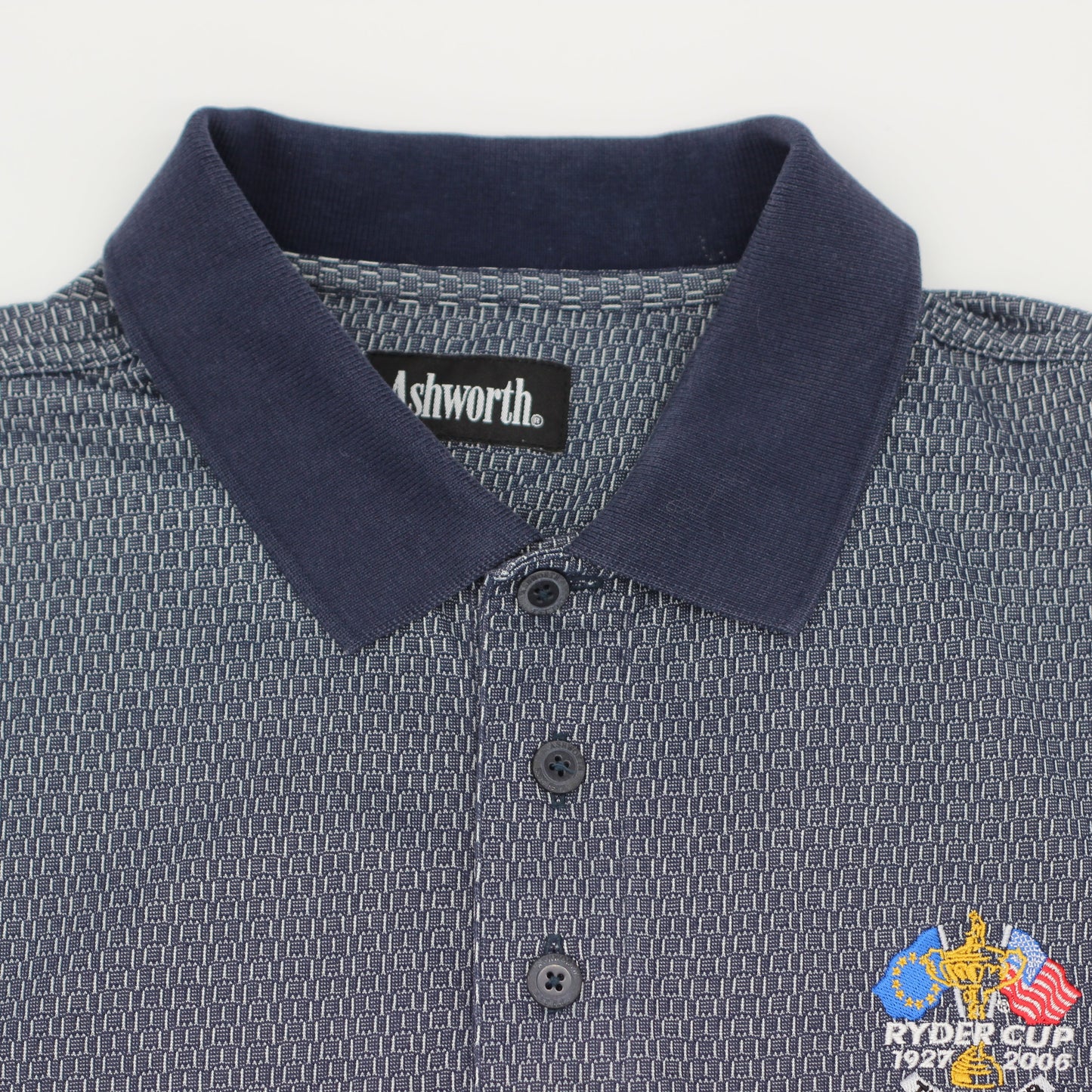 2006 Ryder Cup Ashworth Navy Polo-Shirt (XL/XXL)