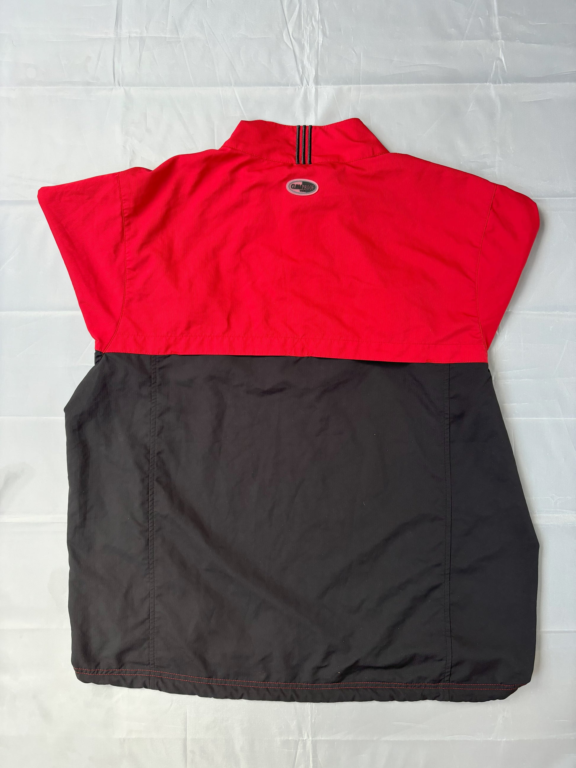 Adidas Red/Black Short-Sleeved Windbreaker (L) - Generation Mulligan