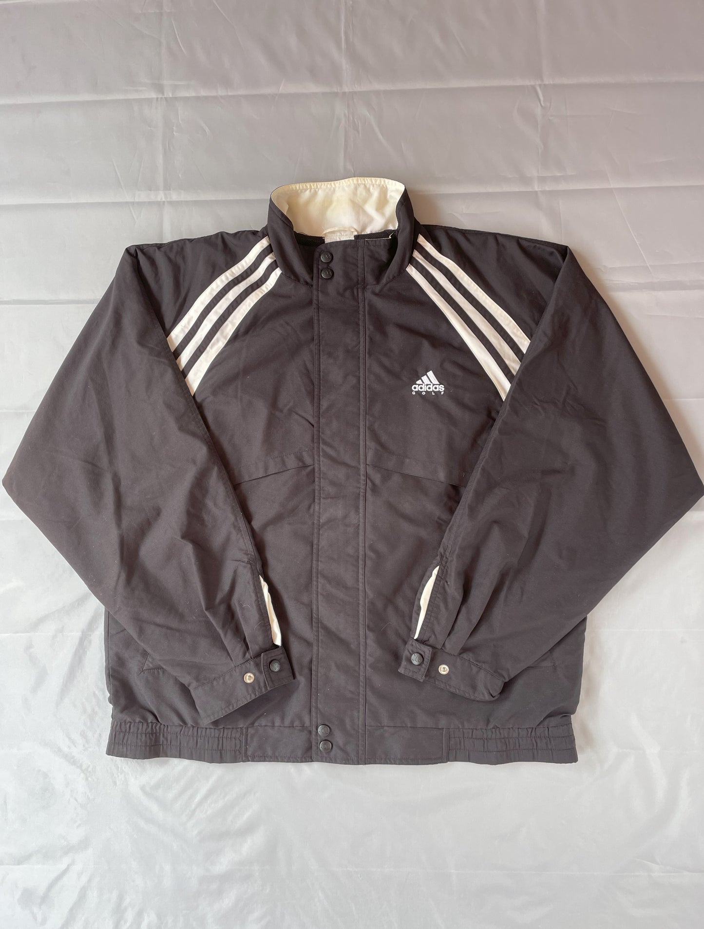 Adidas Black/White Jacket (L) - Generation Mulligan