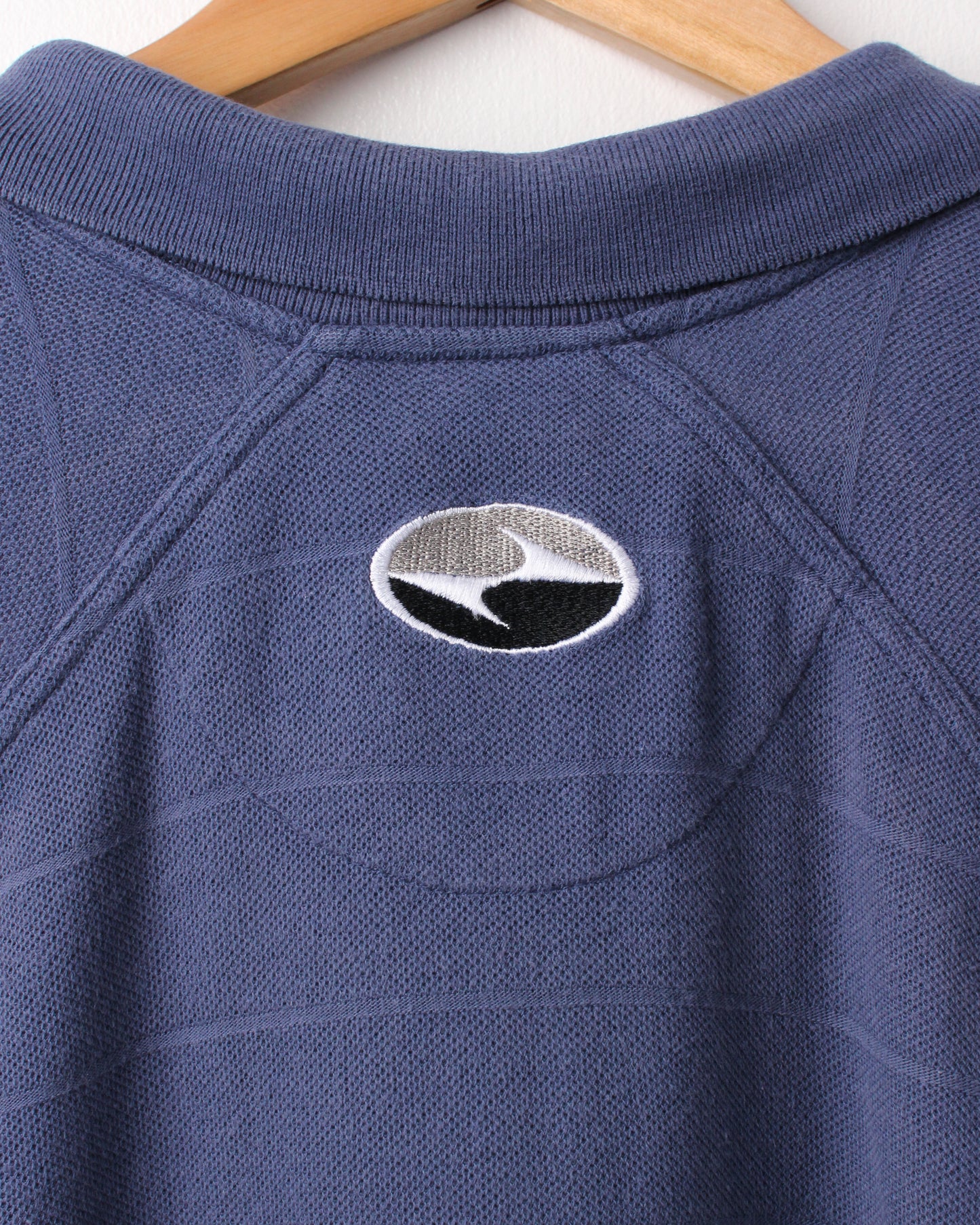 90s Nike Tiger Woods Yin Yang Navy Buttonless Polo (XL)