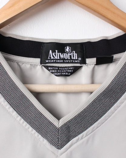 90s Ashworth Cream Windbreaker Golf Vest (M)