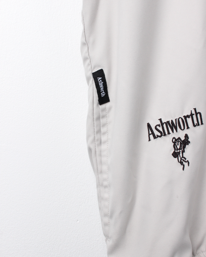 90s Ashworth Cream Windbreaker Golf Vest (M)