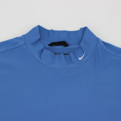Nike Blue Mock Neck Golf Shirt (XL)
