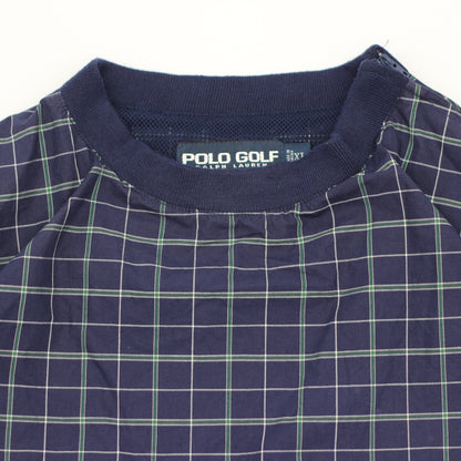 Polo Ralph Lauren Navy/White Chequered Windbreaker (XL)