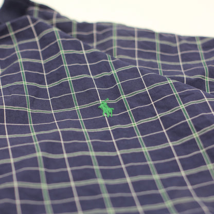 Polo Ralph Lauren Navy/White Chequered Windbreaker (XL)