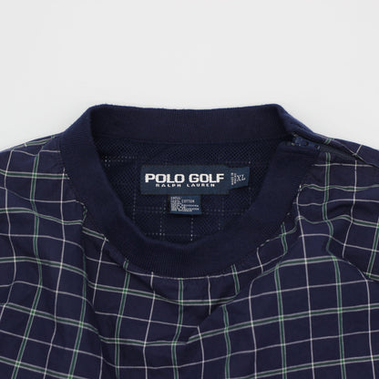 Polo Ralph Lauren Navy/White Chequered Windbreaker (XL)