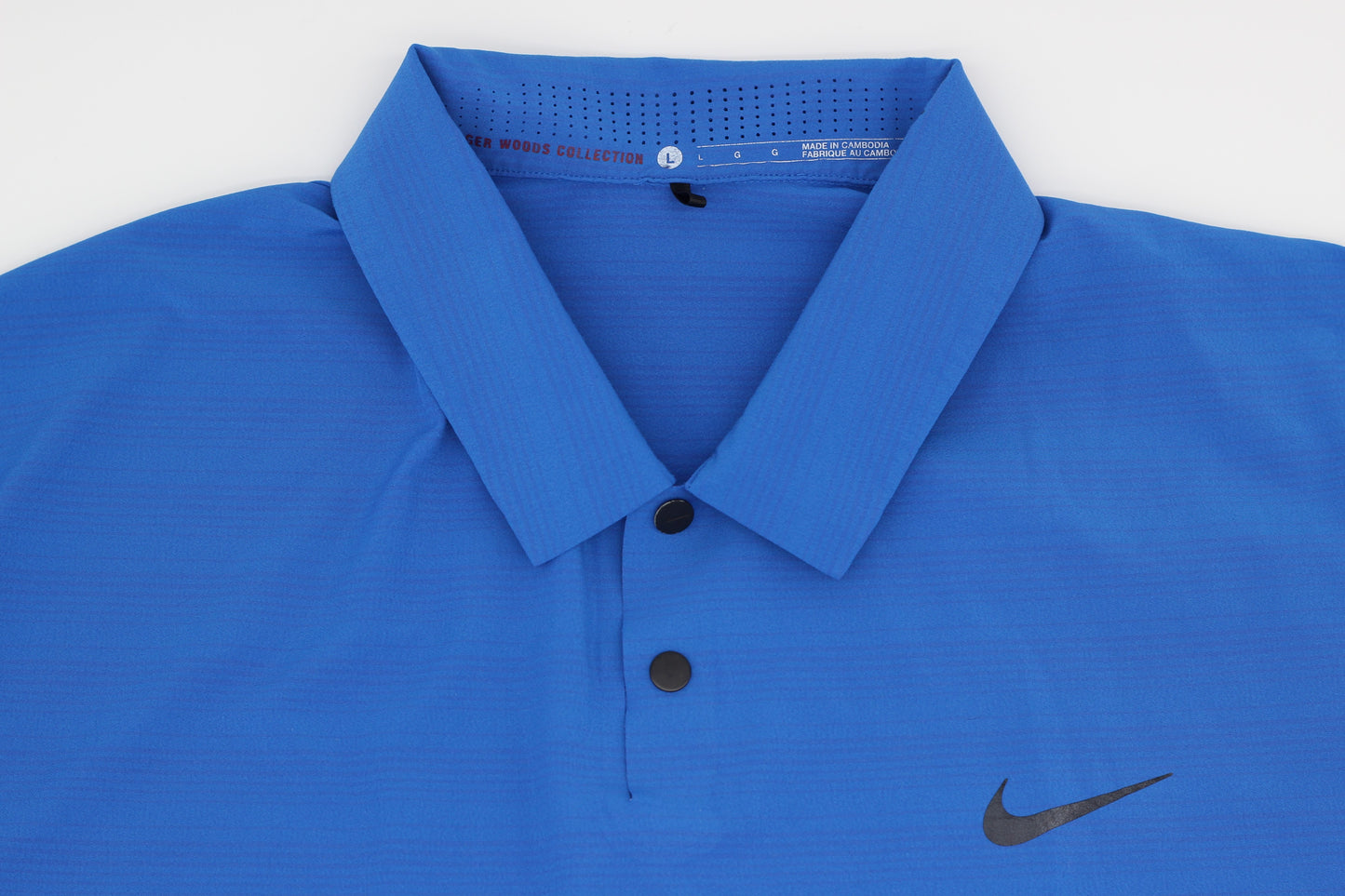 Nike Tiger Woods Blue Polo-Shirt (L) - Generation Mulligan