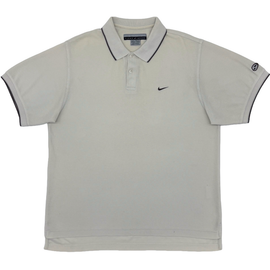 Nike Tiger Woods Yin Yang White/Brown Polo-Shirt (M)