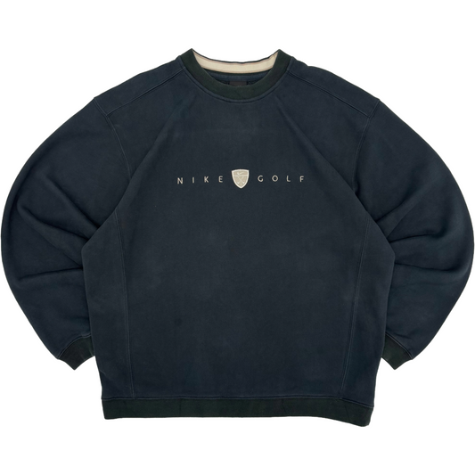 Nike Golf Navy Crewneck Jumper (M)