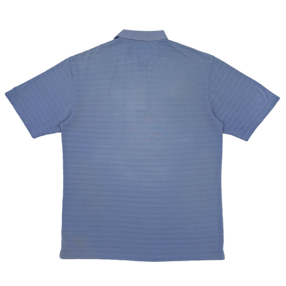 Nike Light Blue Striped Polo-Shirt (L)