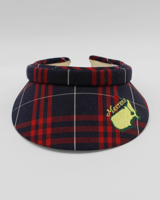 90s Masters Plaid Tartan Visor by Texace