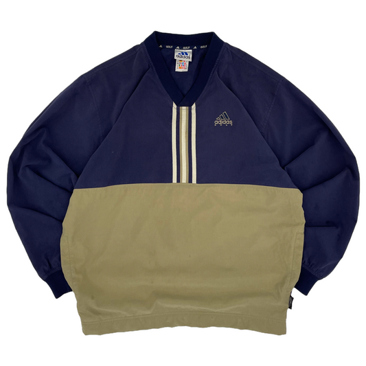 Adidas Gold/Navy Windbreaker (M)