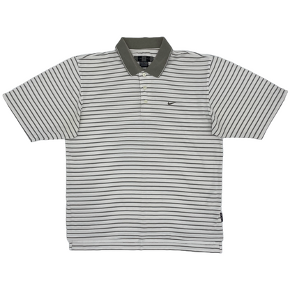 Nike Golf White/Grey Polo-Shirt (M)