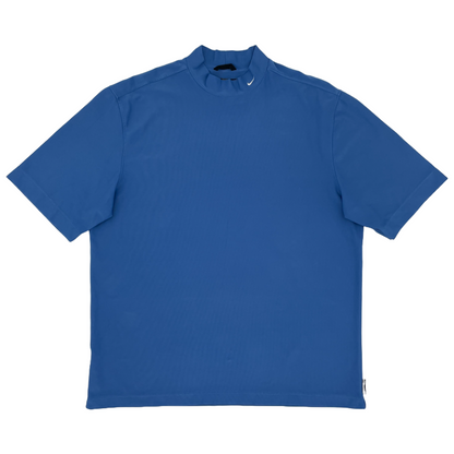 Nike Blue Mock Neck Golf Shirt (XL)