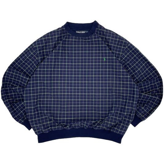 Polo Ralph Lauren Navy/White Chequered Windbreaker (XL)
