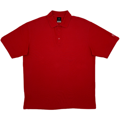 Red Vintage Nike Golf polo shirt on a white background