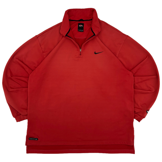 Nike Tiger Woods Yin Yang Red Quarter Zip (L)