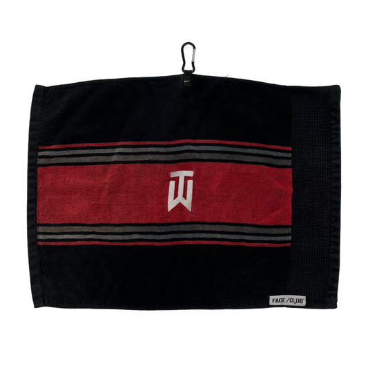 Nike Golf Tiger Woods Black/Red Golf Towel
