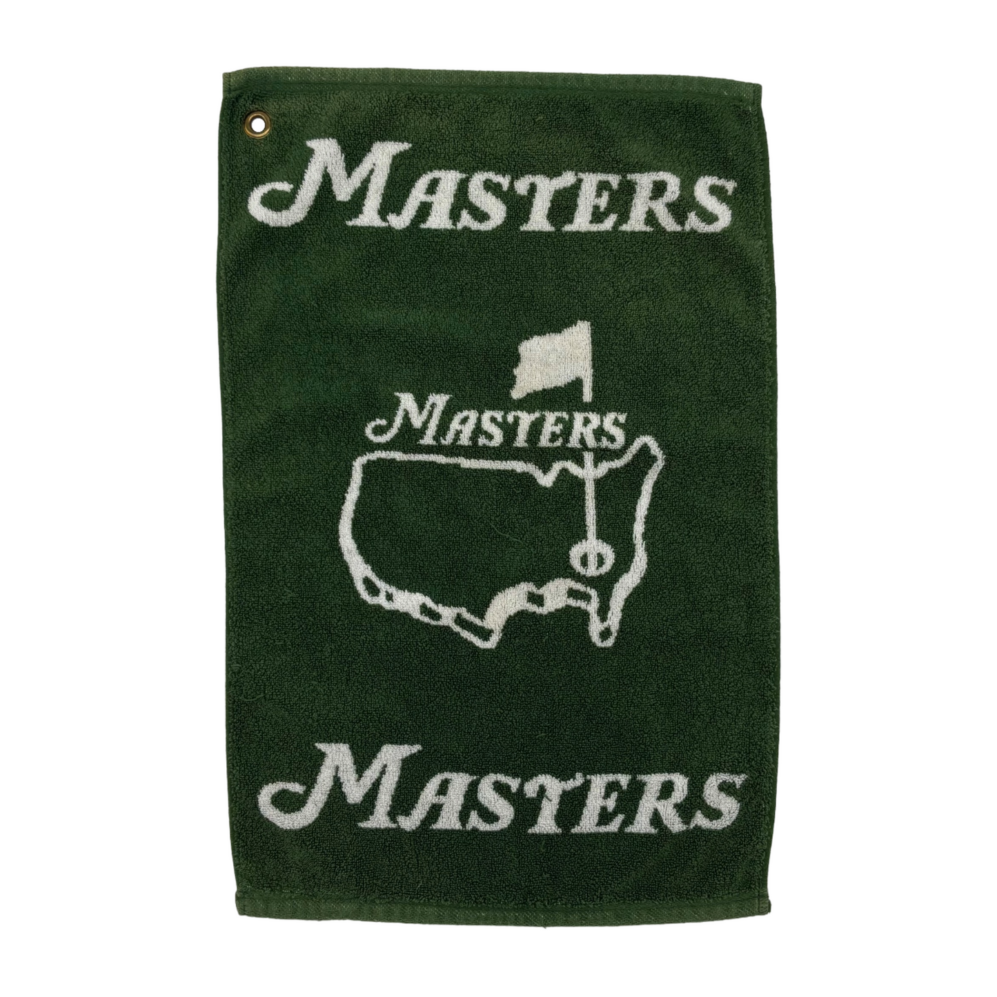 Masters Green/White Golf Towel