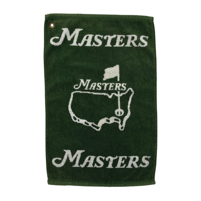 Masters Green/White Golf Towel