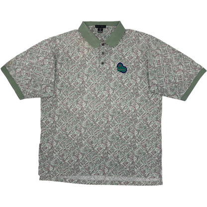 Nike Abstract Green/White Camo ‘English Turn’ Polo-Shirt (L)